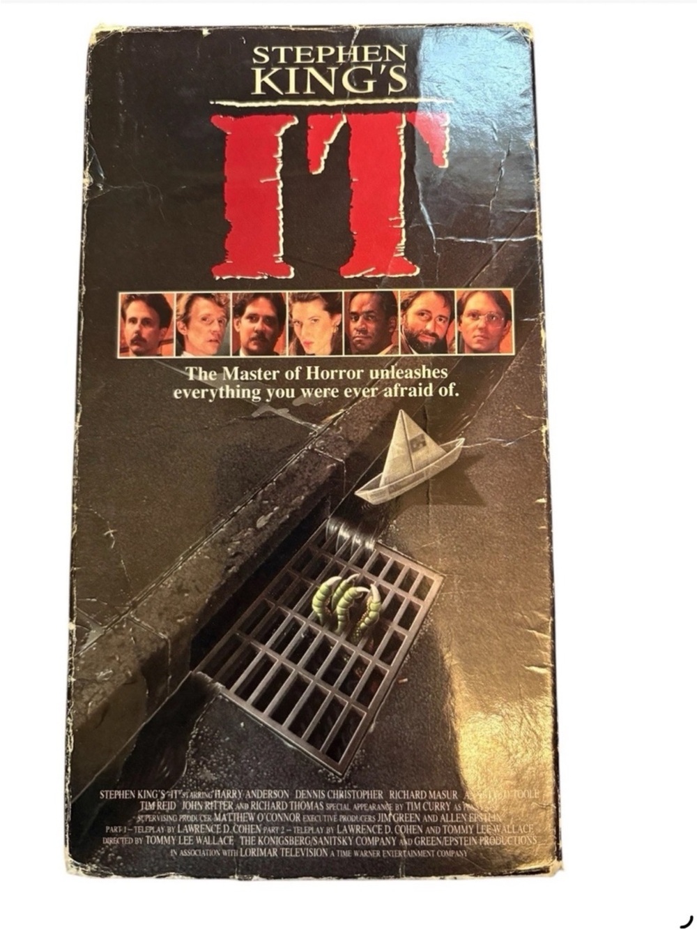 Stephen is King's It (VHS, 1993, 2-Tape Set) John Ritter Blockbuster